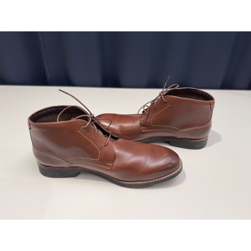 Rockport Classic Break Chukka Boot V81656 Brown Leather Men's US 16 W  Excellent